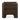 Roland Nightstand in Dark Brown, front view