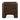 Roland Nightstand in Dark Brown, front view