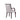 Rowan Wood Vegan Leather Armchair in Light Gray, angle view