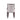 Rowan Wood Vegan Leather Armchair in Light Gray, angle view