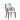 Rowan Wood Vegan Leather Armchair in Light Gray, front view