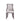 Rowan Wood Vegan Leather Dining Chair - Set of 2 in Light Gray, front view