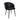 Sable Metal Vegan Leather Side Chair - Set of 2 in Black, angle view