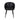 Sable Metal Vegan Leather Side Chair - Set of 2 in Black, front view