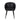 Sable Metal Vegan Leather Side Chair - Set of 2 in Black, front view