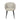 Sable Metal Vegan Leather Side Chair - Set of 2 in Stone Gray, front view