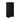 Sheridan 31" Bookcase Cabinet (7-Shelf) in Black, angle view