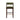 Simone Wood Upholstered Barstool in Turtle Green, front view