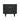 Solara 30" Solid Wood Nightstand (2-Drawer) in Black, front view