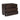Stafford 3-Drawer Nightstand in Dark Brown Burl, drawers open