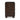 Stafford 3-Drawer Nightstand in Dark Brown Burl, side view