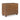 Stafford 3-Drawer Nightstand in Warm Brown Burl, angle view