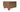 Stafford 3-Drawer Nightstand in Warm Brown Burl, detail