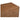 Stafford 3-Drawer Nightstand in Warm Brown Burl, detail