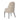 Tiffany Wood Upholstered Armchair in Taupe, angle view