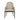 Tiffany Wood Upholstered Armchair in Taupe, front view