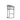 Willa Metal Upholstered Barstool in Light Gray, angle view