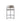 Willa Metal Upholstered Barstool in Light Gray, front view