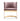 Willa Metal Velvet Accent Chair in Blush, front view