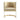 Willa Metal Velvet Accent Chair in Sand, front view