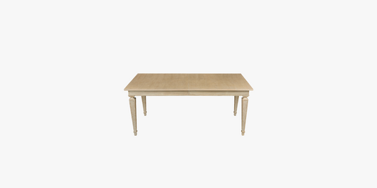 Stanley Willow 72" Extendable Dining Table in Light Brown – Solid Wood Rectangular Table for 6 to 8, Farmhouse Kitchen or Dining Room Furniture