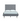 Wisteria 48" Bed in Gray, front view