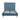 Wisteria Upholstered Velvet Full Bed in Blue, angle view