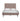 Wisteria Upholstered Velvet Full Bed in Blush, front view