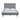 Wisteria Upholstered Velvet Full Bed in Gray, front view