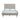 Wisteria Upholstered Velvet Full Bed in Greige, front view
