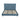 Wisteria Upholstered Velvet King Bed in Blue, angle view