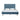 Wisteria Upholstered Velvet Queen Bed in Blue, front view
