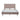 Wisteria Upholstered Velvet Queen Bed in Blush, front view