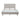Wisteria Upholstered Velvet Queen Bed in Greige, front view
