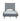 Wisteria Upholstered Velvet Twin Bed in Gray, front view