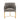 Wren Wood Vegan Leather Accent Chair in Taupe, front view